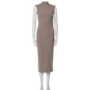 NWOT HOUSE OF HARLOW MOCK NECK RUBBED DRESS